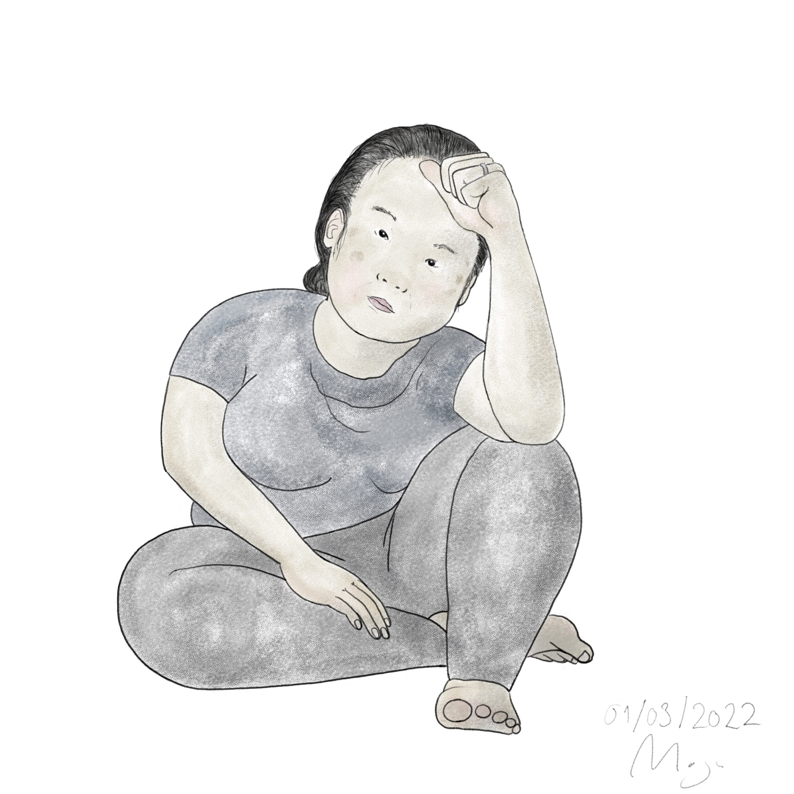 Selbstbildnis / Digital / 01. März 2022
